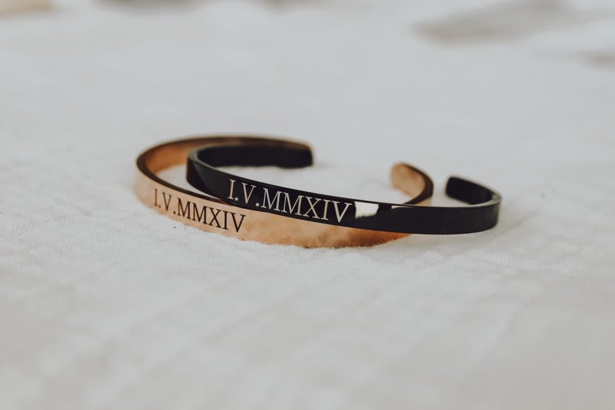 Personalized Cuff for Couples with Custom Engraving