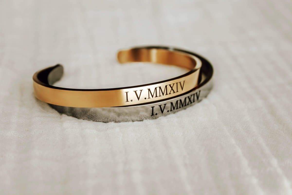 Personalized Cuff for Couples with Custom Engraving