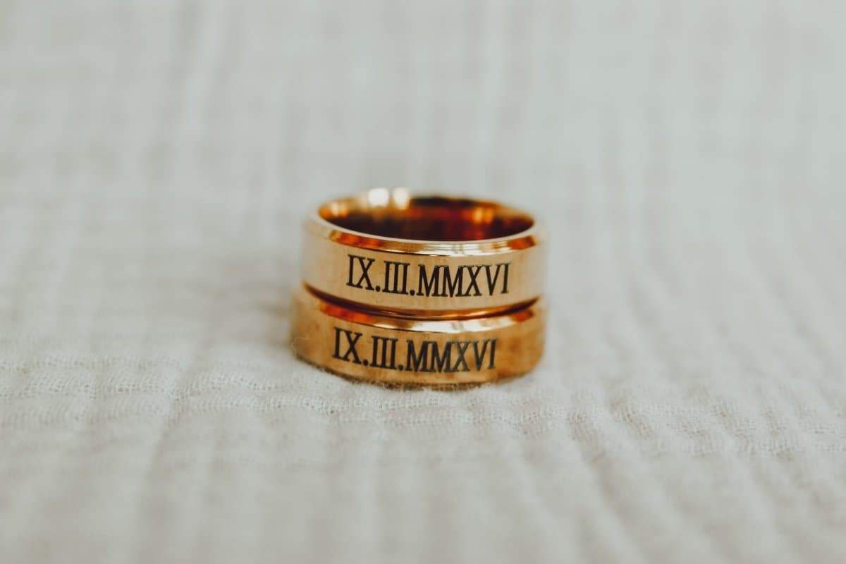 Personalized Couple Two Name Rings In Sterling Silver [MR-1762] - $99.00 :  iDream Jewelry