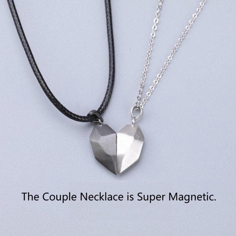 2Pcs Magnetic Couple Necklace for Women Men Stick Figure Necklaces Pendant  Jewelry | Lazada PH