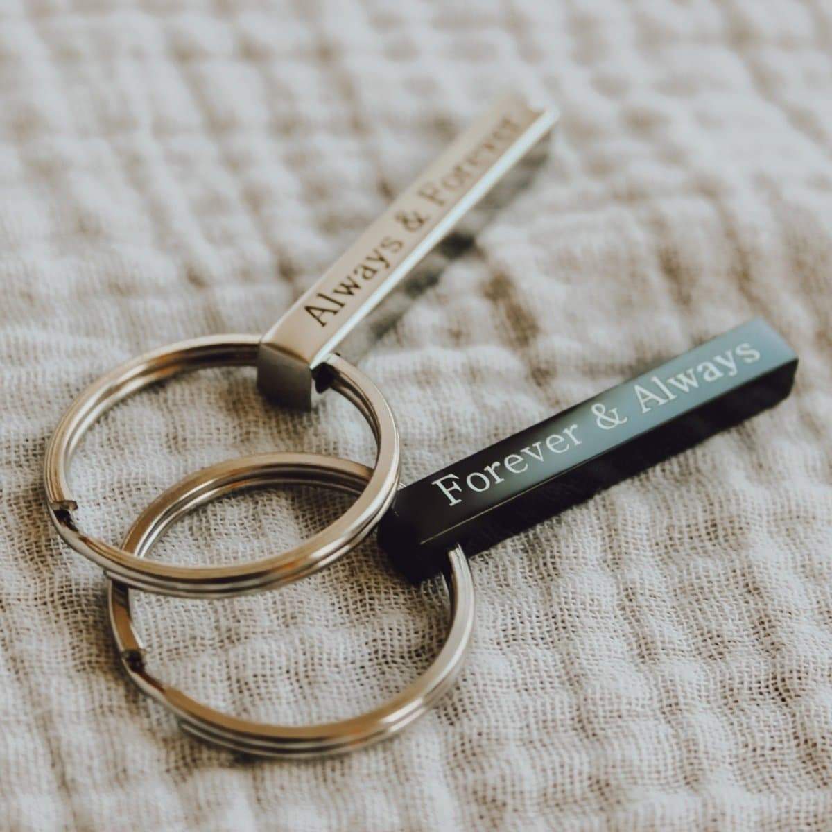 Personalized Stick Keychain with Custom Engraving